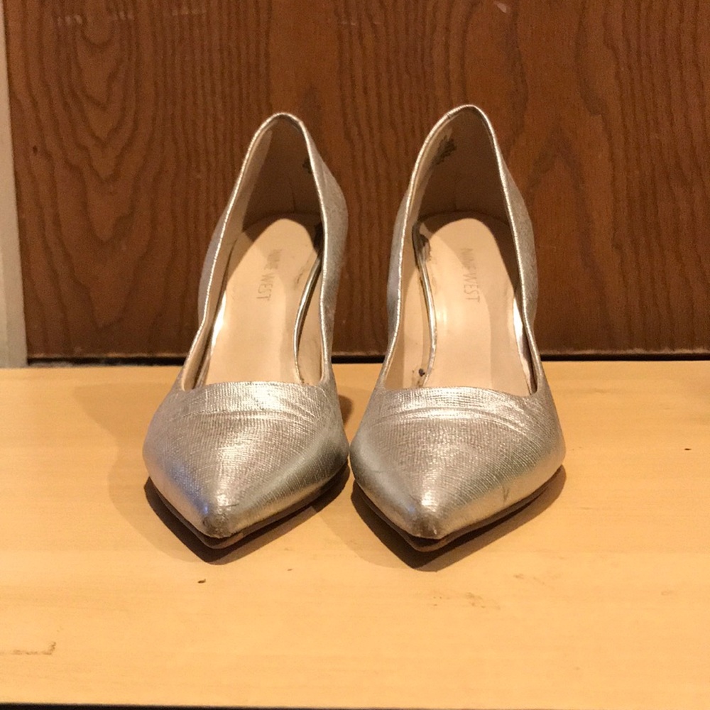 Nine West sliver heels